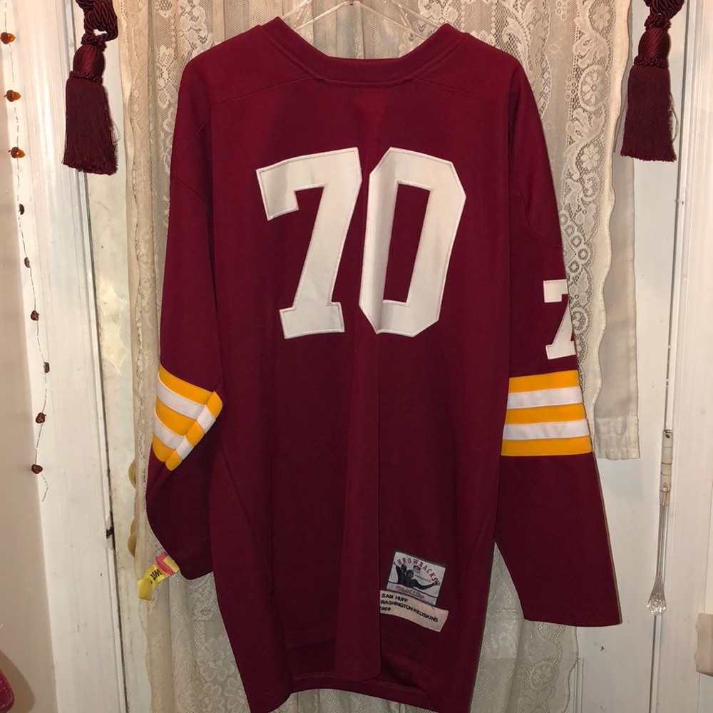 SAM HUFF(FORMER WASHINGTON REDSKIN)FOOTBALL JERSEY